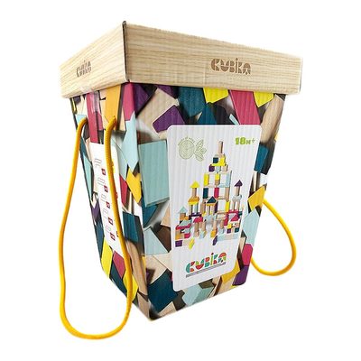 

Деревянные кубики Cubika 100 элементов (15184) (10-551336)