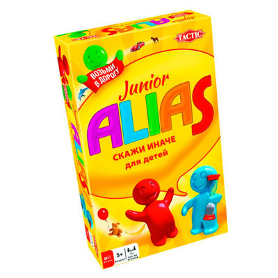 

Настольная игра Tactic Alias Junior дорожная версия русскоязычная (53369) (10-455048)