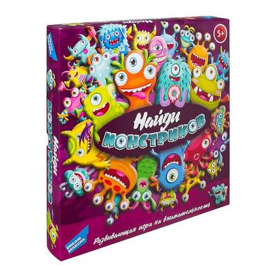 

Настольная игра Dream makers Найди монстриков (1619_UA) (10-549263)