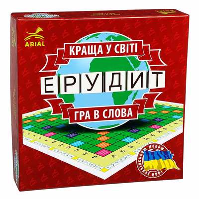

Настольная игра Arial Эрудит на украинськом языке (4820059910107) (10-115955)