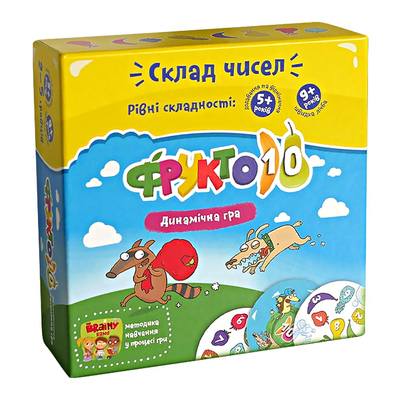 

Настольная игра Банда умников Фрукто 10 на украинском языке (УКР002) (10-546241)