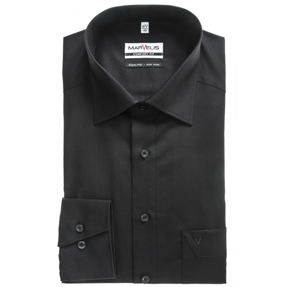 

Рубашка мужская Marvelis Comfort fit 7973-64-68 черная, Размер, Рубашка мужская Marvelis Comfort fit 7973-64-68 черная, Размер 3XL