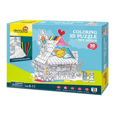 

3D конструктор Cubic Fun Игрушечный дом (P693h) (10-537475)