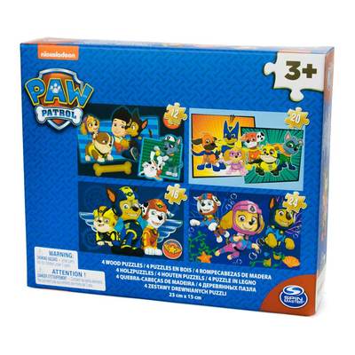 

Пазл деревянный Paw Patrol 4 в 1 (SM98490/6040049) (10-539998)