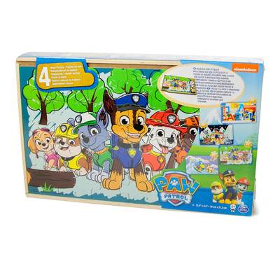 

Пазл Paw Patrol 4 в 1 деревянный (SM98301/6032978) (10-540000)