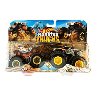 

Набор машинок Hot Wheels Monster trucks Сафари и Ваилд Стрик 1:64 (FYJ64/GJF64) (10-551523)