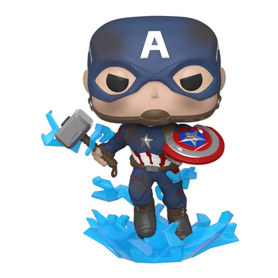 

Игровая фигурка Funko Pop Avengers endgame Капитан Америка с мьёльниром (45137) (10-551771)