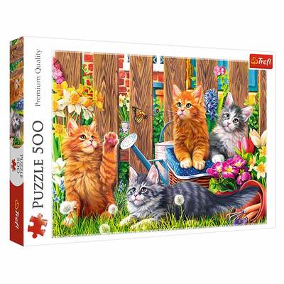 

Пазл Trefl Котики в саду 500 деталей (37326) (10-542494)