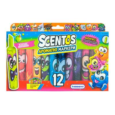 

Набор маркеров Scentos Штрих 12 цветов (40641) (10-523200)