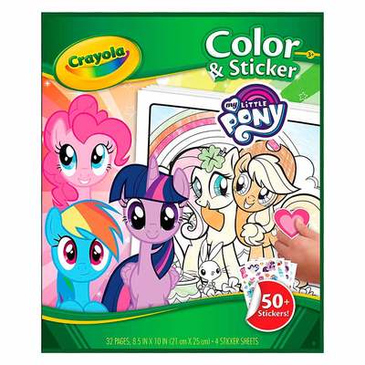 

Разрисовка с наклейками Crayola My Little Pony (04-0358) (10-538950)