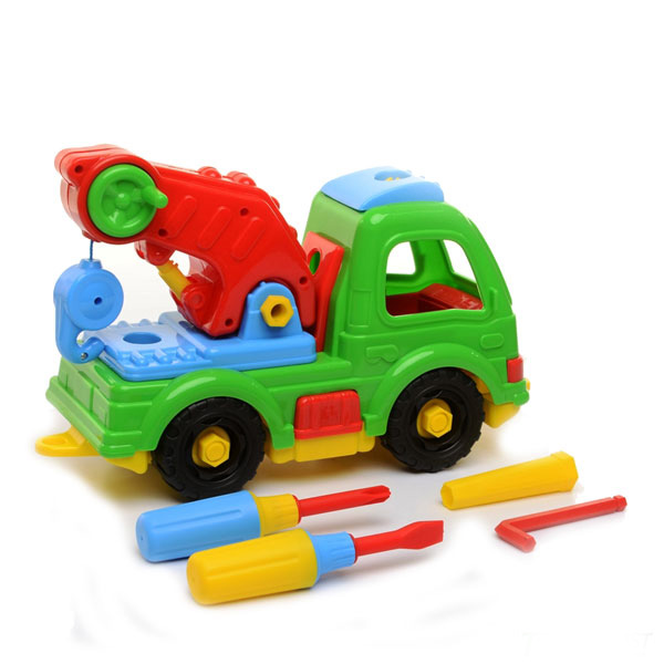 

Конструктор Грузовик-подъемный кран M-toys (ИП.29.000) (17042)