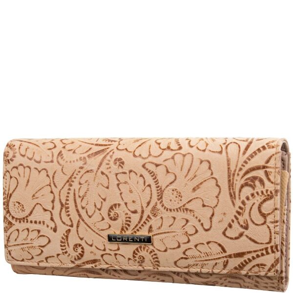 

Кожаный кошелек LORENTI DNKL72401-KCR-gold
