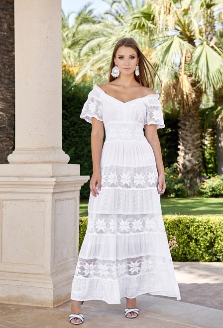 

Пляжное платье длинное в пол Fresh Cotton 2510 F-1C 44(M) Белый