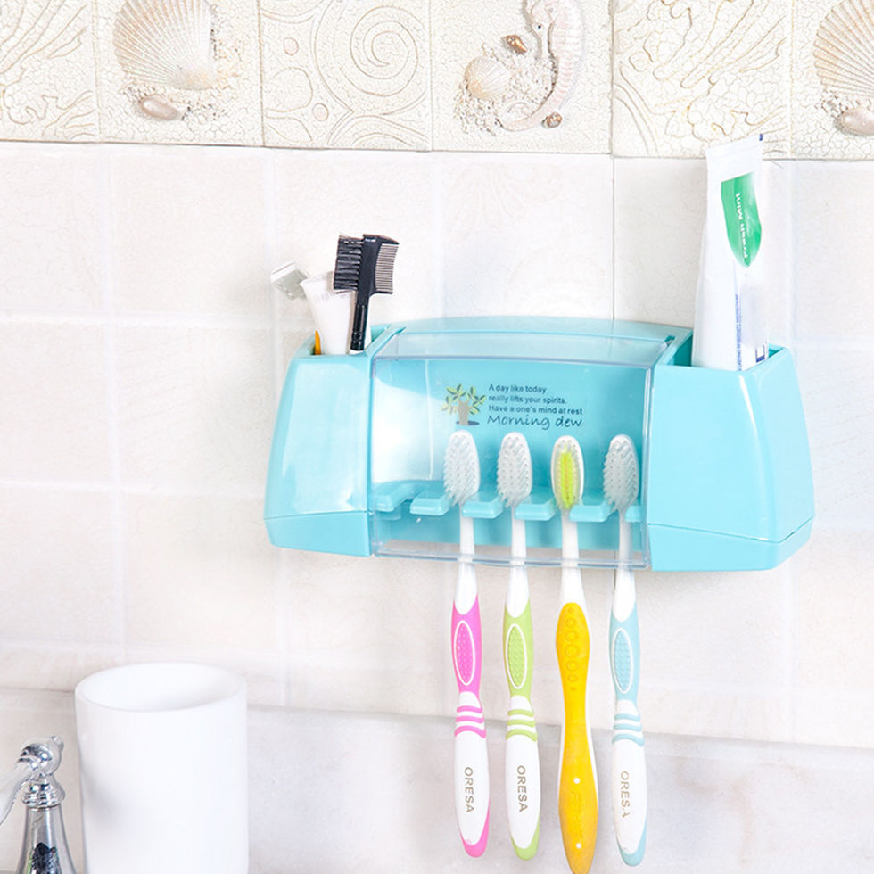 

Держатель зубных щеток и пасты Primo Morning Dew - Blue Primo JJ2577-01h голубой