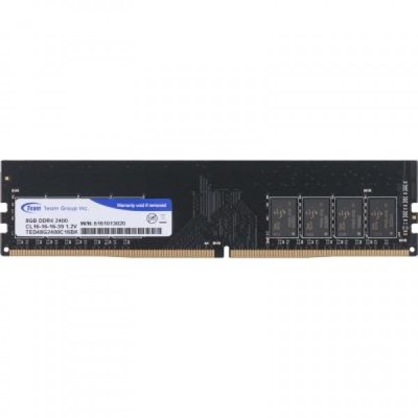 

Модуль памяти для компьютера DDR4 8GB 2400 MHz Elite Team (TED48G2400C1601)