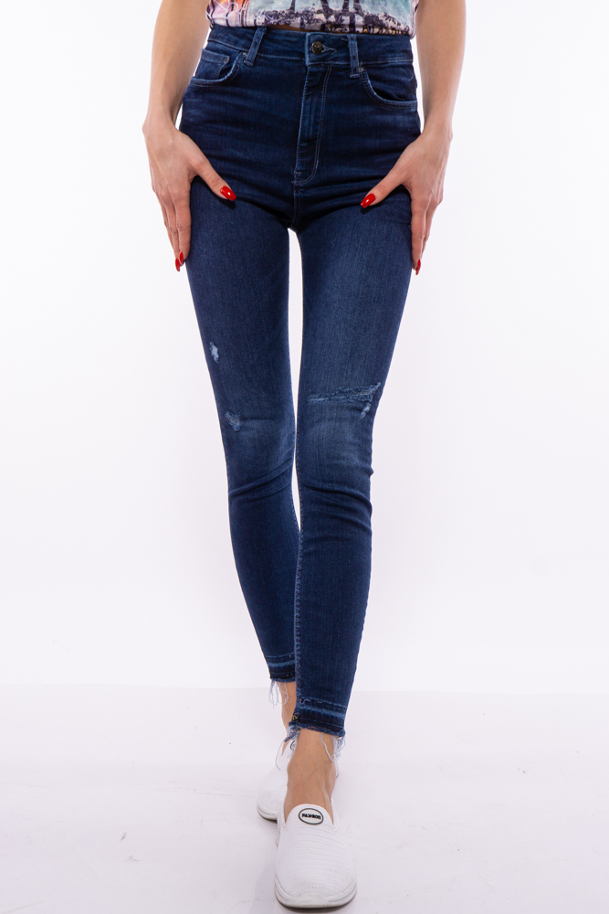 

Джинсы женские Slim Fit Time of Style 201P66053-1  Темно-синий, Джинсы женские Slim Fit Time of Style 201P66053-1 26 Темно-синий