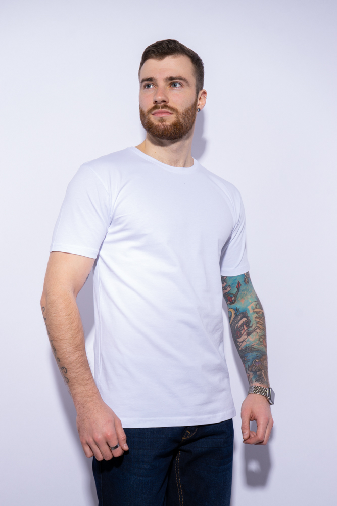 

Футболка однотонная Time of Style 157P016 5XL Белый