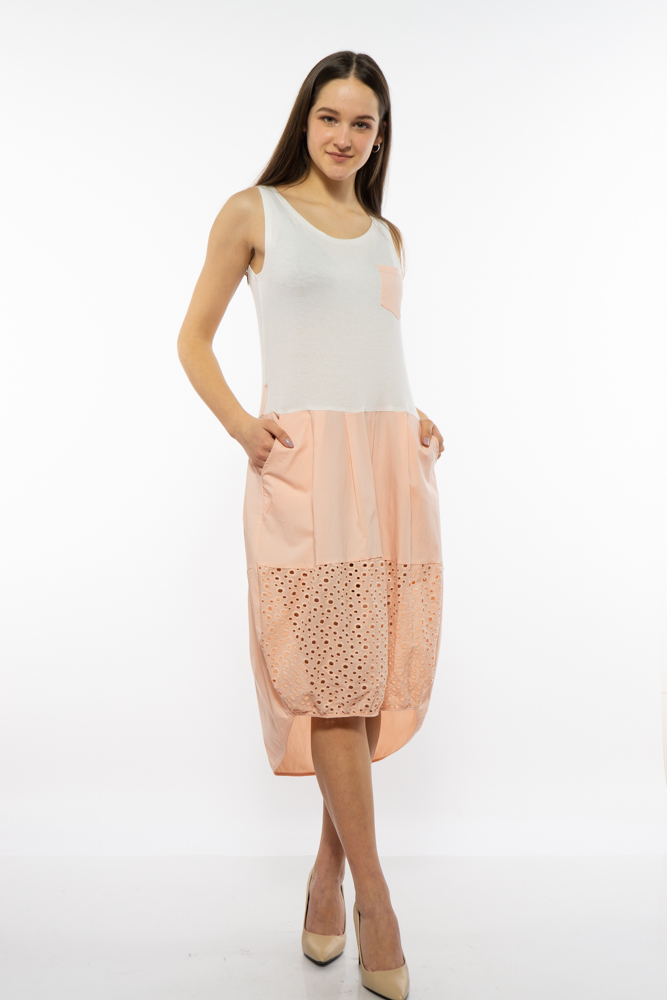

Платье женское Time of Style 120P008-1 S Персиковый