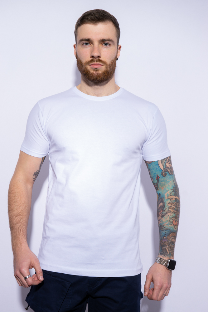 

Футболка однотонная Time of Style 157P015 XXL Белый