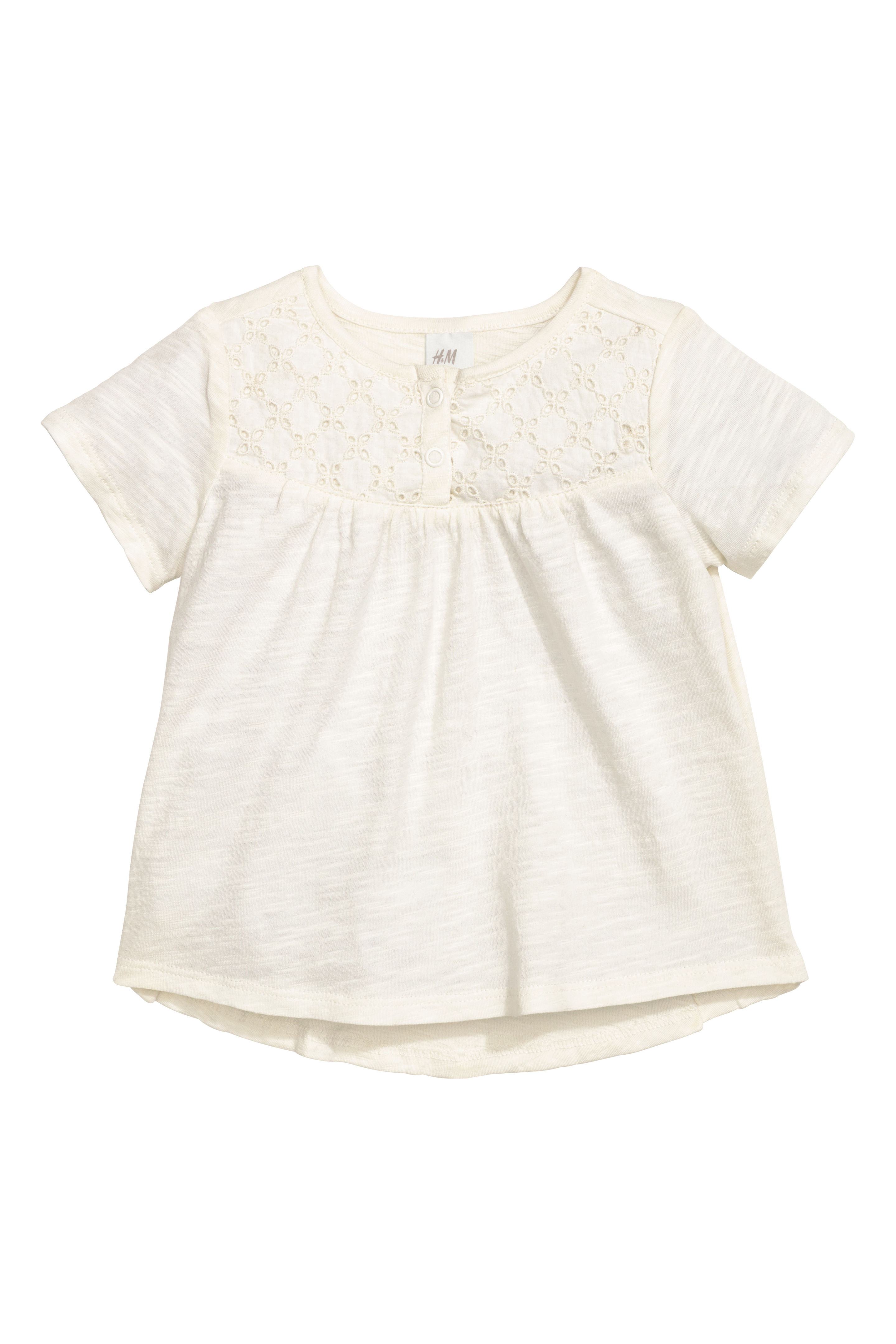 

Футболка H&M 68см молочный 3991524