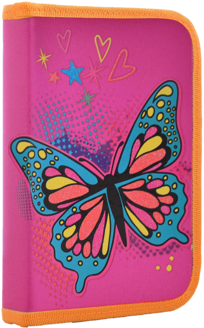 

Пенал твердый 1 Вересня Butterfly одинарный с клапаном (531793)