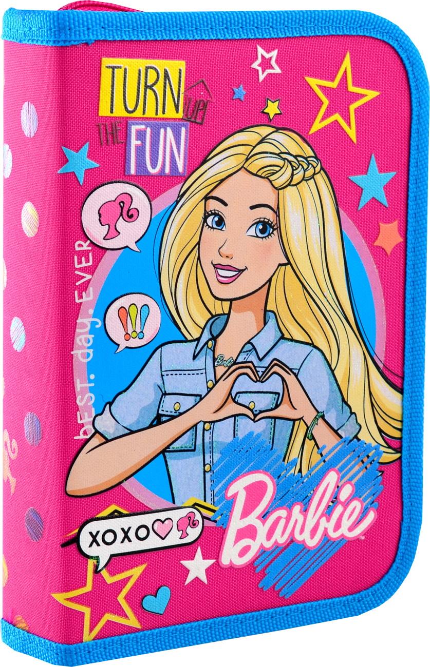 

Пенал твердый 1 Вересня HP-04 Barbie одинарный с двумя клапанами (532196)