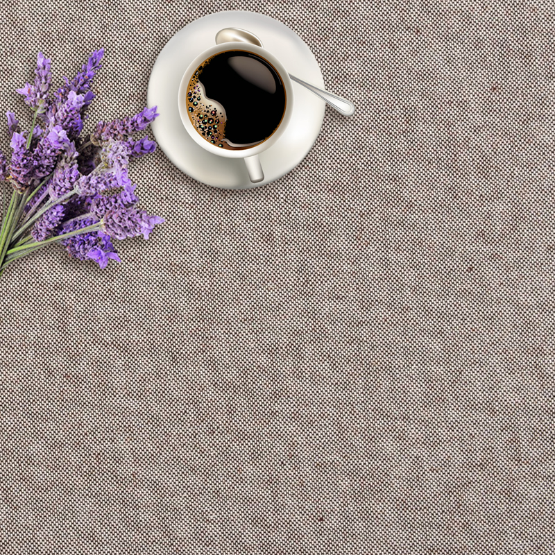 

Скатерть Time Textile Nova Coffee Коричневый TT129707 Ø135 см