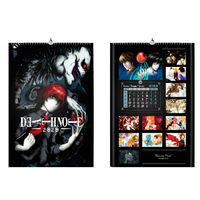

Календарь Тетрадь Смерти 2021 А4 настенный перекидной Death Note (7490)