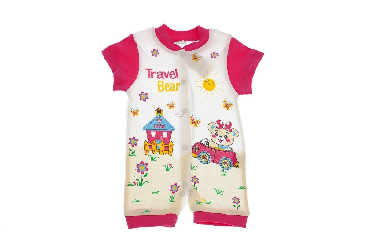 

Песочник Travelеs Babykroha 62р бело-розовый