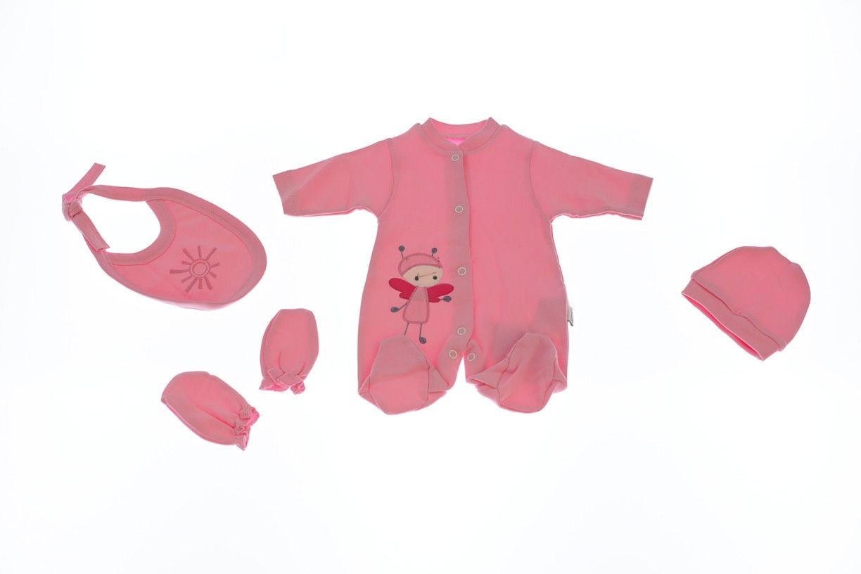 

Комплект 4 в 1 Babykroha 56р розовый