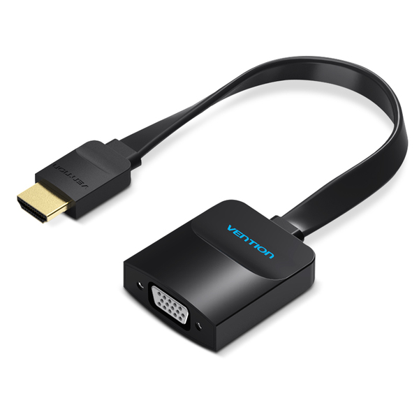 

Адаптер Vention Flat HDMI-VGA, 0.2 m, со звуком и питанием