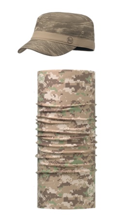 

Набор Buff Uv Combo Caps Military landscape sand M/L Светлый хаки