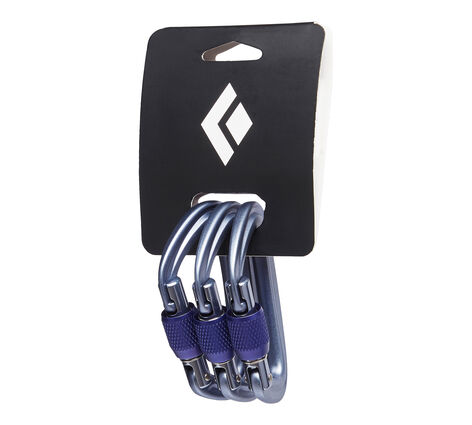 

Набор карабинов Black Diamond LitetForge Screwgate 3 Pack Серый
