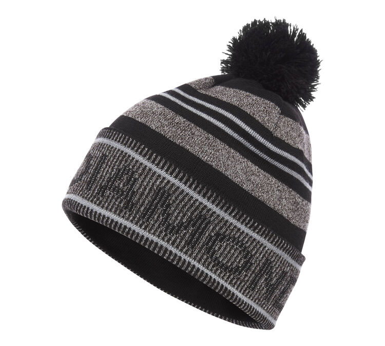 

Шапка мужская Black Diamond Pom Beanie Черный-Серый
