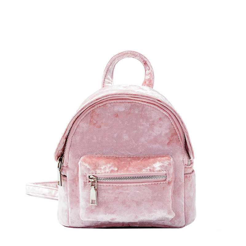 

Рюкзак Yvonne Velours Mini Pink