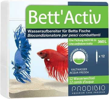 

Кондиционер для аквариума с петушком Prodibio Bett'Activ 12 ампул