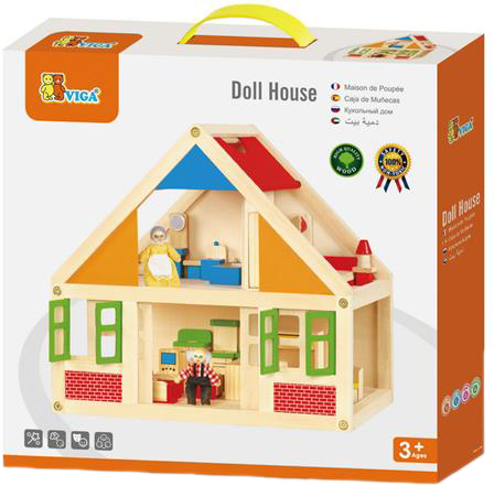 

Деревянный игровой набор Viga Toys Кукольный домик (56254)