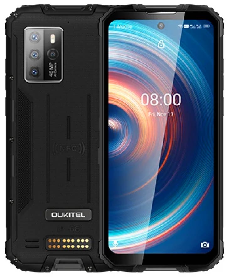 

Мобильный телефон Oukitel WP10 (8+128Gb, АКБ 8000 мАч, 5G) Black