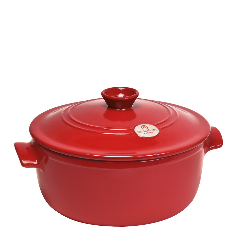 

Кастрюля с крышкой Emile Henry Flame 34 - бордо 26x26x16 см (4 л) 344540