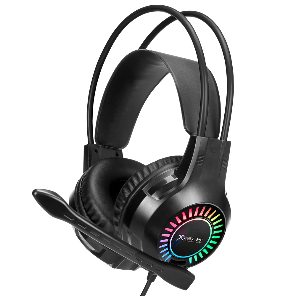 

Наушники игровые XTRIKE ME GH-709 с микрофоном и цветной подсветкой Черный
