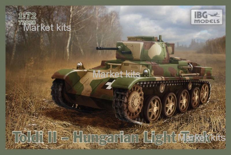 

Венгерский легкий танк Toldi II 1:72 IBG Models (IBG72028)