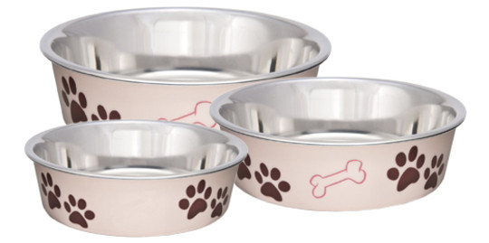 

Миска для кошек и собак Bella Bowl Папарацци розовая M 750мл