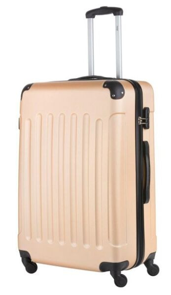 

Чемодан на 4-х колесах (большой) TravelZ Light золотого цвета (927244)