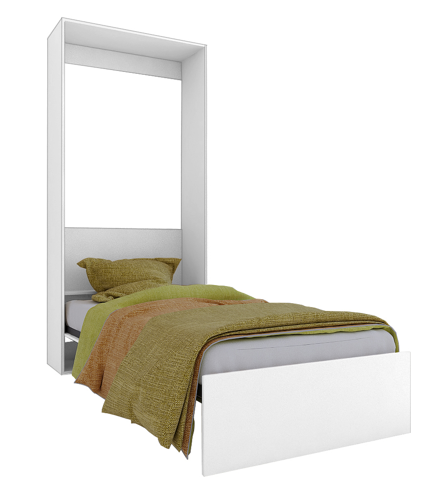 

Шкаф кровать трансформер вертикальная Smartlijko ШКВ1 90 см х 200 см Белый