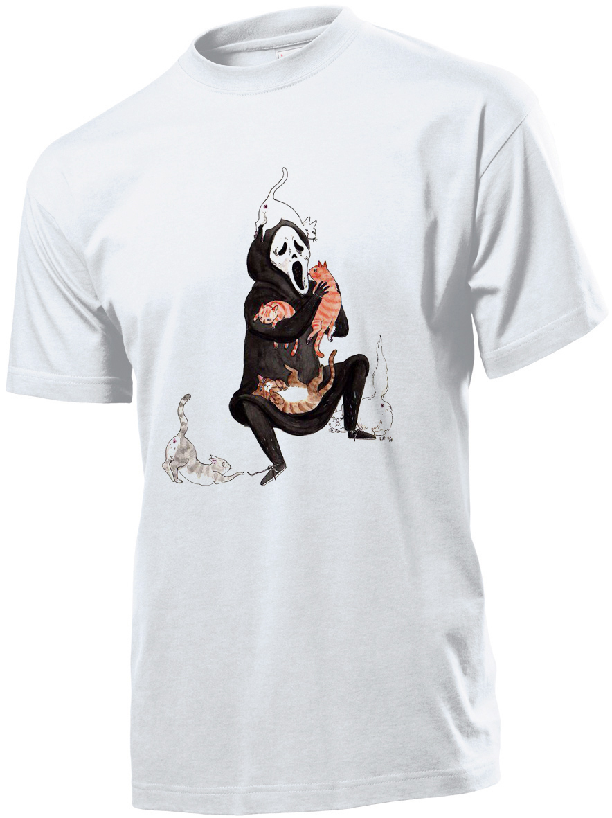 

Футболка Stedman ST2000 Scream Крик Хэллоуин Halloween Белая, Футболка Stedman ST2000 Scream Крик Хэллоуин Halloween Белая M