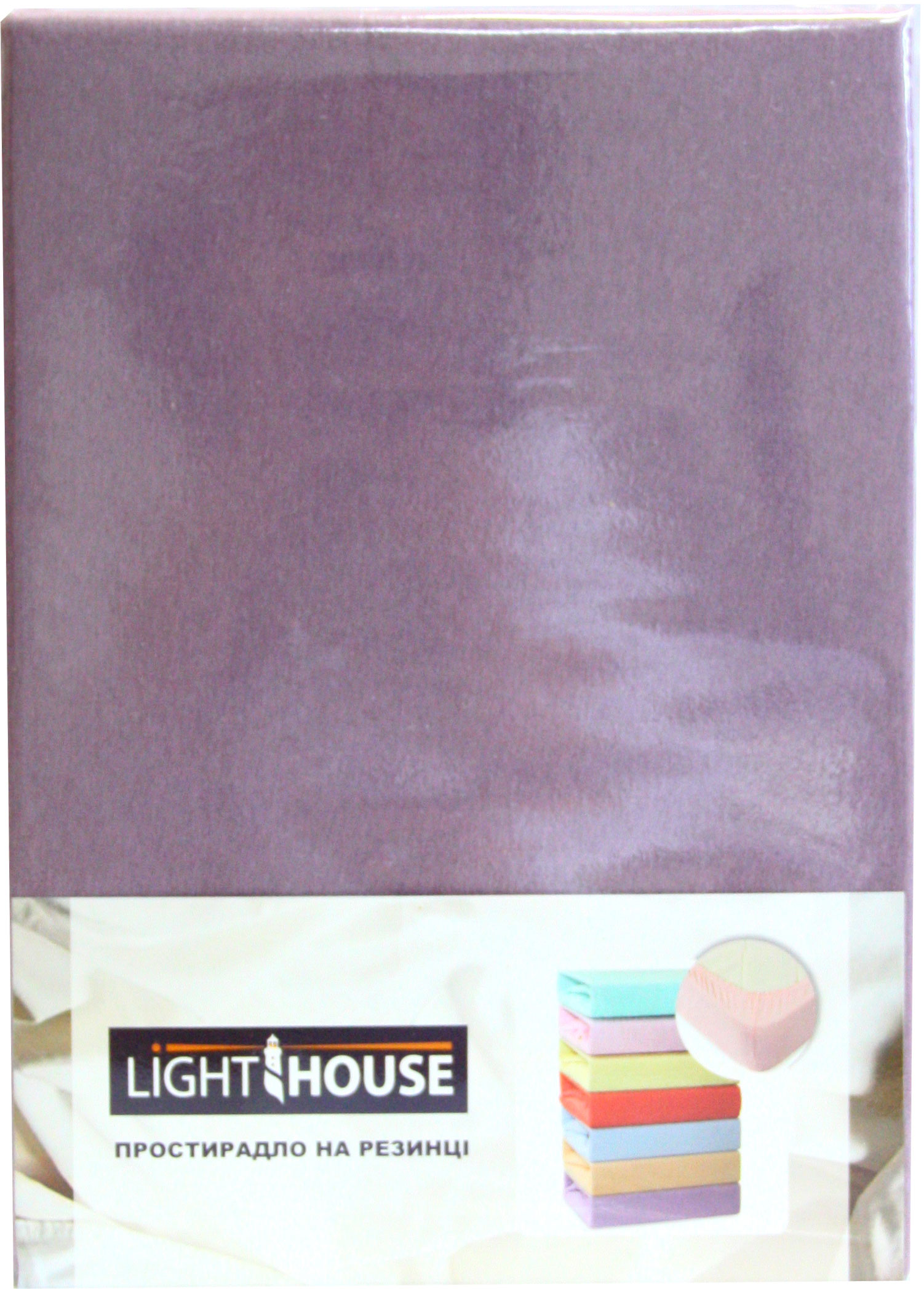 

Простынь на резинке LightHouse 90х200+25 Сливовая
