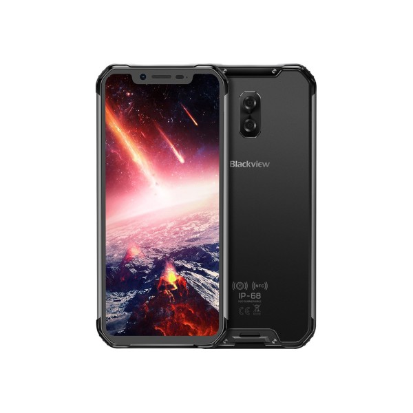

Мобильный телефон Blackview BV9600 black 4/64 GB 6.21" Защищенный IP68 Аккумулятор 5580 мАч Быстрая зарядка NFC Камеры 16/8Мп (234 zp)