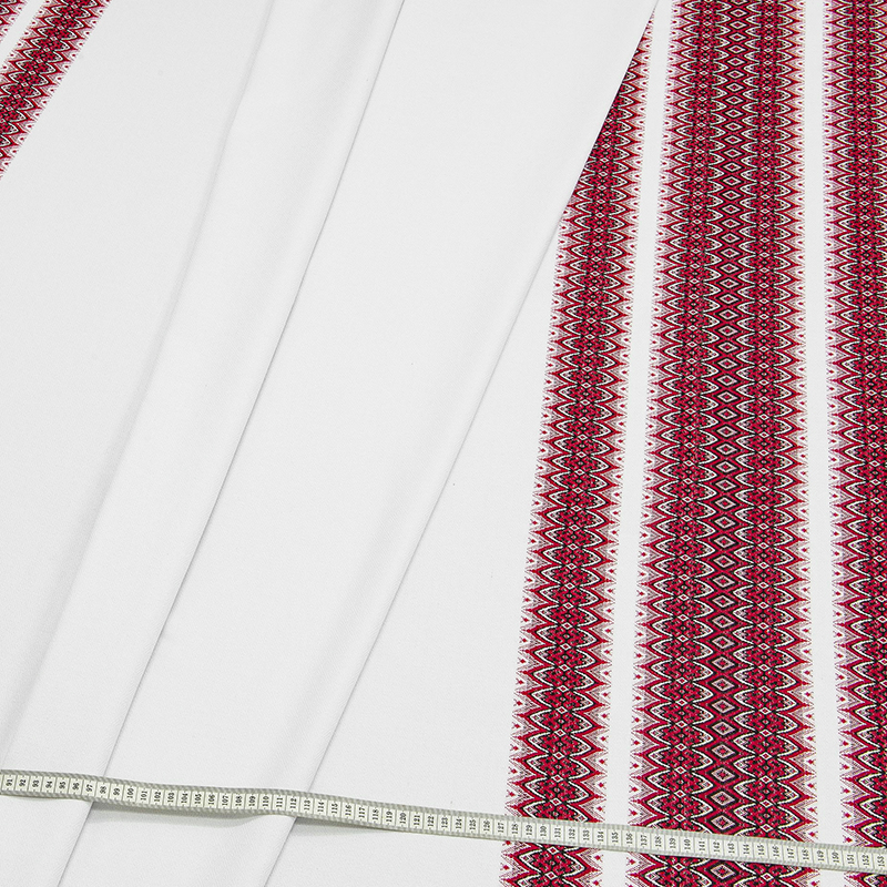 

Вышитая скатерть в украинском стиле Time Textile красная Красный TT108492 150x220