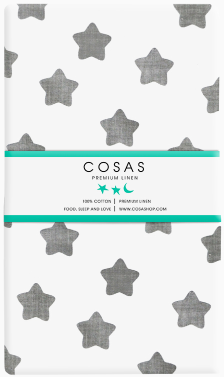 

Пододеяльник Cosas Бязь Премиум Star 110х140 White