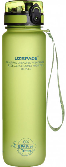 

Бутылка для воды Uzspace Frosted 1 л Зеленая